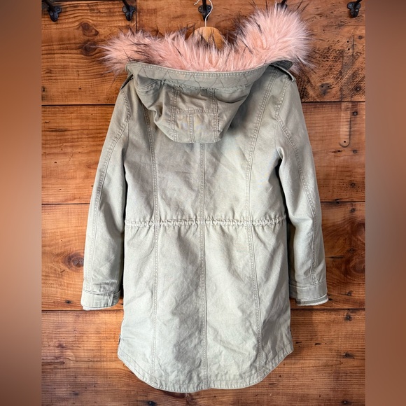 American Eagle 2 in 1 Classic Parka - Small - Removable Lining and Faux Fur Trim - Picture 6 of 11